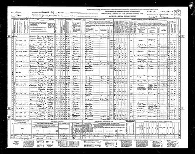 1940 United States Federal Census — Amarillo, Potter Co., TX, ED 188-26, sh. 25B (Ancestry record 159380593) · **S185** — page sh. 25B