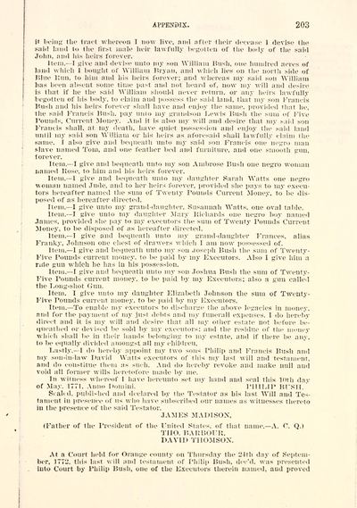 A. C. Quisenberry, Genealogical Memoranda of the Quisenberry Family (1897) — page 203