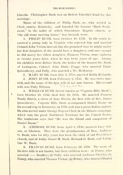 A. C. Quisenberry, Genealogical Memoranda of the Quisenberry Family (1897) — page 79