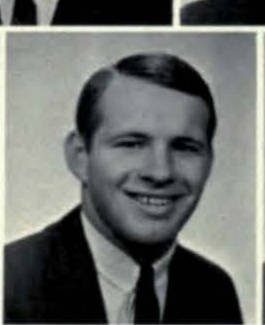 Portrait of Thomas Alan Caffey, Cactus yearbook, University of Texas, 1966