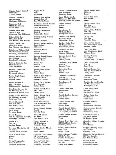Prickly Pear, Yearbook of Abilene Christian College, 1950 — page 283