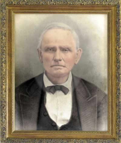 Restored and colorized (AI-assisted); faces are the original photo, colours are a best guess. Portrait of David Chenault.