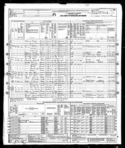 1950 U.S. census, Houston, Harris County, Texas — Burton Coffman