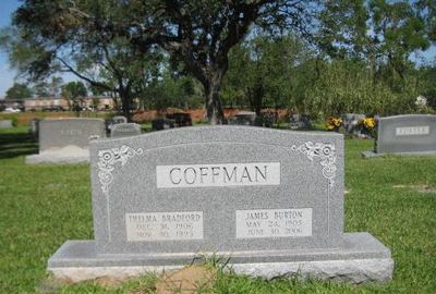 Coffman gravestone, Forest Park Lawndale Cemetery, Houston