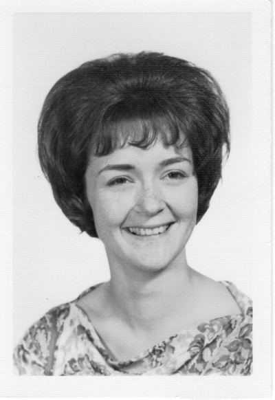 Nancy Coffman Proeger, portrait, c. 1964