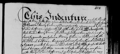 Orange Co., Va., Deed Book p. 408: release, 9 May 1741, Henry Crum to David Coffman "of the County aforesaid"