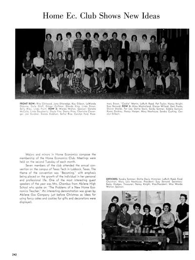 Page 244 of Prickly Pear, Yearbook of Abilene Christian College, 1963