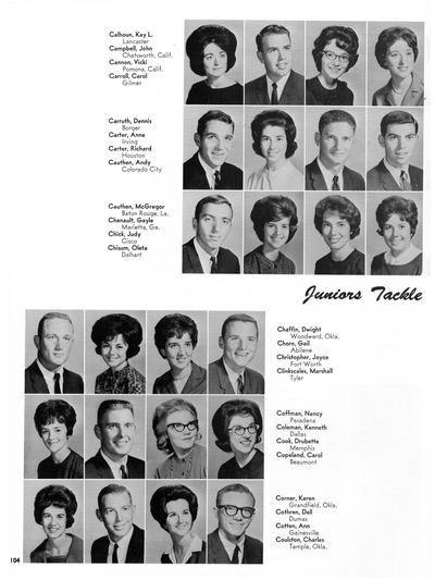 Page 107 of Prickly Pear, Yearbook of Abilene Christian College, 1964