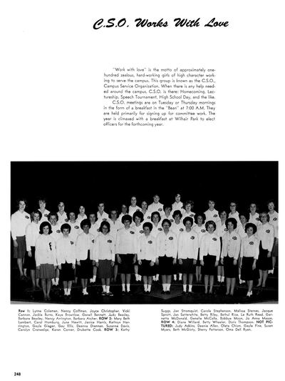 Page 251 of Prickly Pear, Yearbook of Abilene Christian College, 1964
