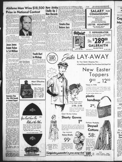 Page 14 of The Abilene Reporter-News (Abilene, Tex.), 17 March 1957
