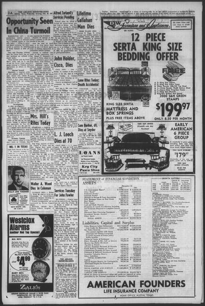 Page 31 of The Abilene Reporter-News (Abilene, Tex.), 22 February 1967