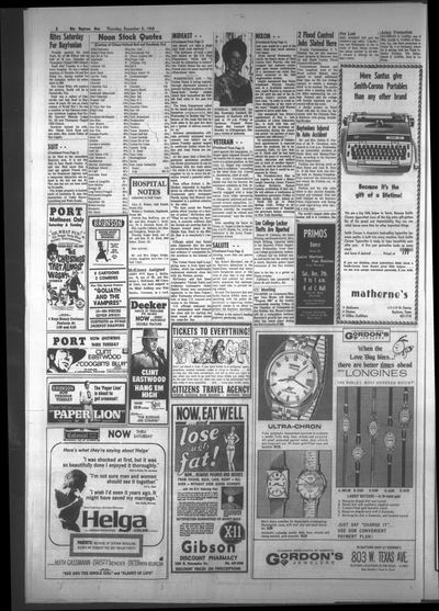 Page 2 of The Baytown Sun (Baytown, Tex.), 5 December 1968