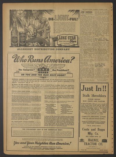 Page 6 of The Elgin Courier and Four County News (Elgin, Tex.), 12 October 1950