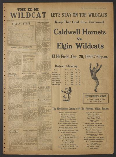 Page 5 of The Elgin Courier and Four County News (Elgin, Tex.), 19 October 1950