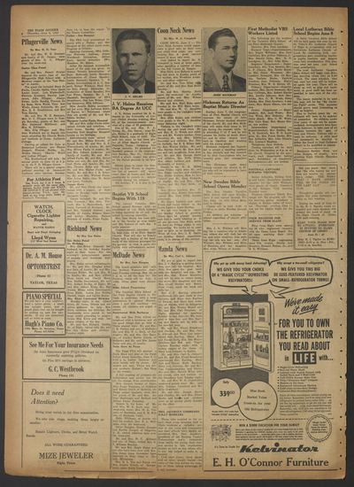 Page 2 of The Elgin Courier and Four County News (Elgin, Tex.), 4 June 1953