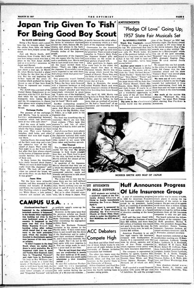 Page 3 of The Optimist (Abilene, Tex.), 22 March 1957