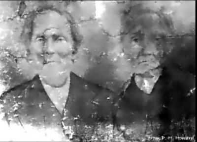 John Covey Howard and (probably) his second wife Mary Morris, from P. H. Howard
