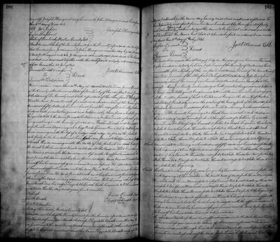Deed: James and Elizabeth Brock to James H. Coldiron, 1852, Harlan County, Kentucky
