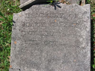 Gravestone of Nancy Caffey