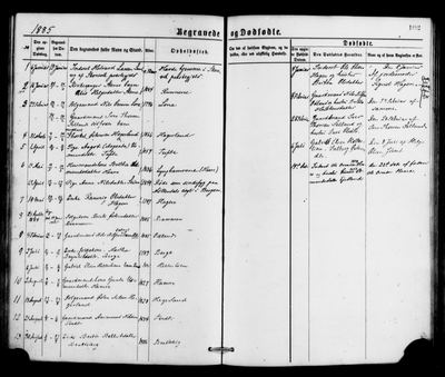 Nils Ormsen Lone — Røldal ministerialbok 1870-1886 (1229Q), Digitalarkivet source 7057 — page p. 162, 1885, no. 3