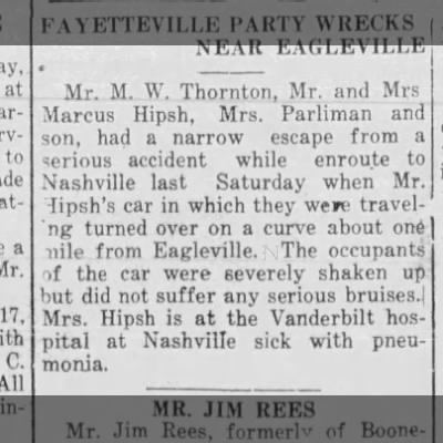 Esther Greenewald Ruth Leonard and son Clifford in car accident
