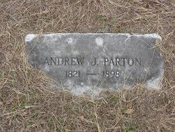 Gravestone of Andrew J. Parton, 1898, Rock Creek Cemetery, Somervell County, Texas