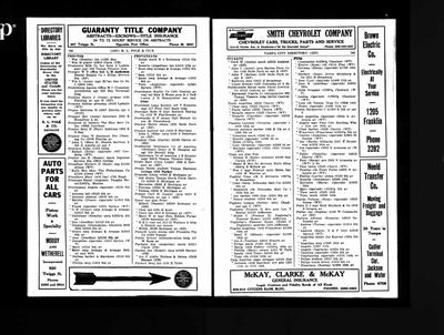 Wm L. and Anna Proeger — Tampa city directory, 1927