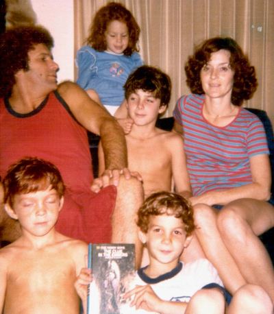 Bill and Nancy Proeger with Tasha, Earl, Mark and Damon, c. 1980