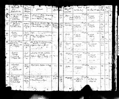 Burial register, Evangelische Kirche Kirchberg (OA. Gerabronn) — Heiraten u. Tote 1784-1896, burial entry no. 534 · full resolution 4796 × 4013 px — page img 656/706, entry 534