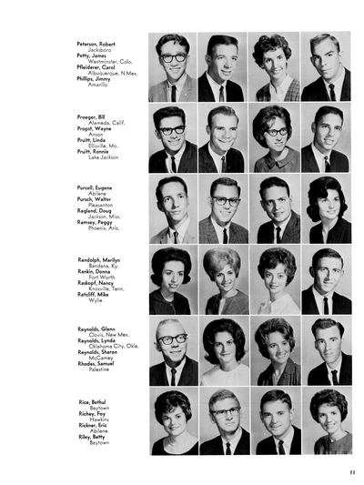 Prickly Pear, Yearbook of Abilene Christian College, 1964 — page 114