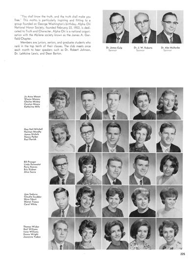 Prickly Pear, Yearbook of Abilene Christian College, 1965 — page 228