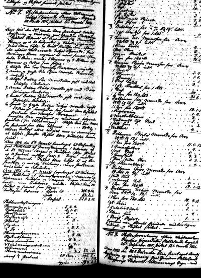 Hardanger og Voss sorenskriveri, skifterettsprotokoll for Hardanger 1800–1822 (Ad 1), Digitalarkivet source 24115 · S2257 — page pp. 618b–619a, estate no. 7