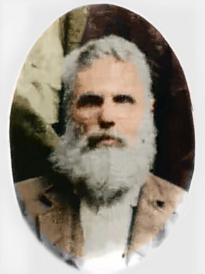 Restored and colorized (AI-assisted) — William Mathis Waldon, oval portrait, abt. 1895