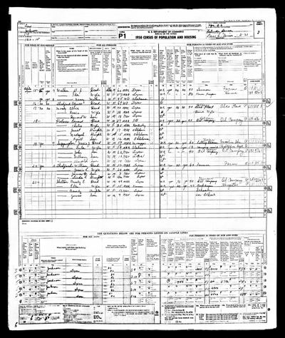 1950 United States Federal Census — Lolita, Jackson Co., TX, ED 120-15, sh. 3 (Ancestry record 186702072) · **S210** — page sh. 3