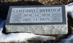 Gravestone of Clifford Warner, 1925, Colome, South Dakota